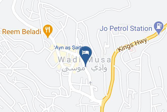 Petra - Sharah Mountains Hotel Maps