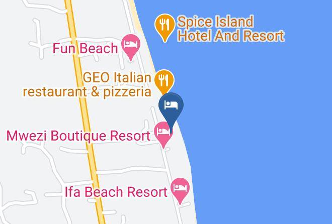 Zanzibar South - Sharazad Boutique Hotel Maps