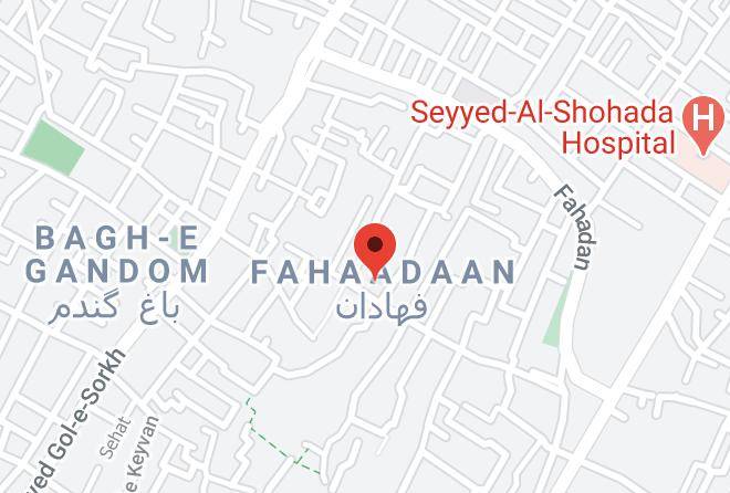 Yazd - Sharbaf Hotel & Coffee Shop Maps