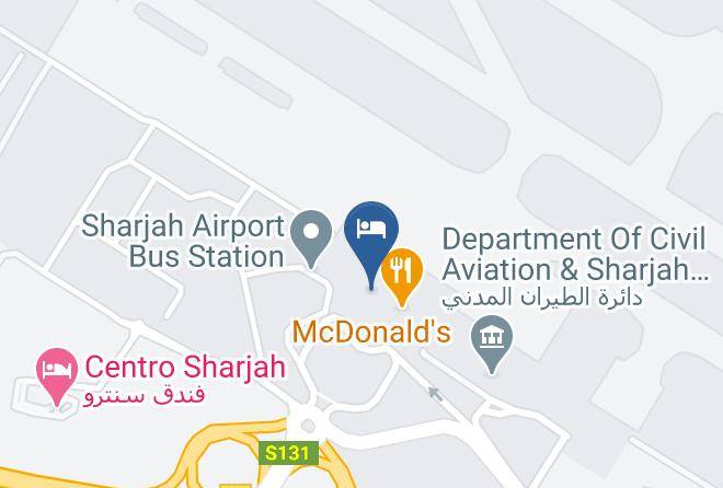 Sharjah Airport Transit Hotel Map