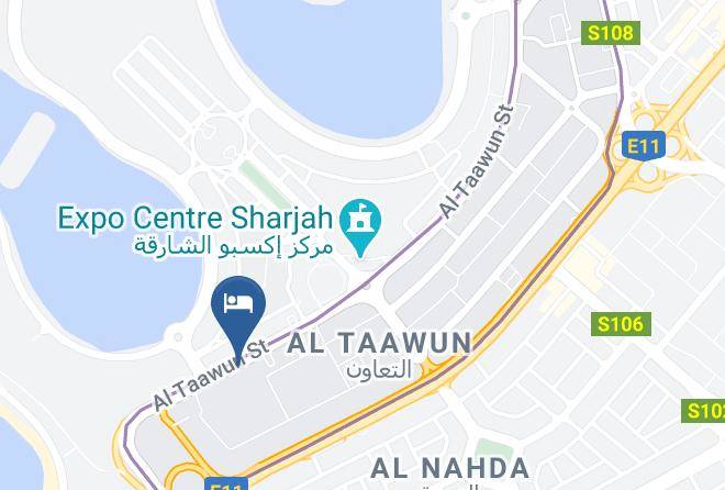 Sharjah City - Sharjah Palace Hotel Maps