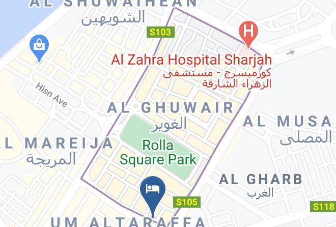 Sharjah City - Sharjah Plaza Maps