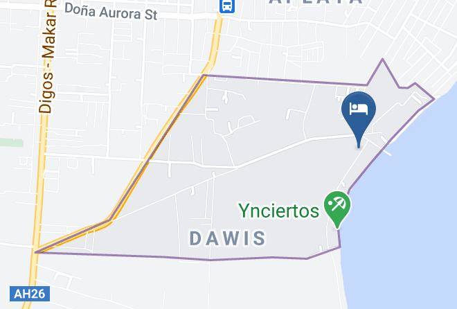 Davao Del Sur - Shark Beach Resort Maps