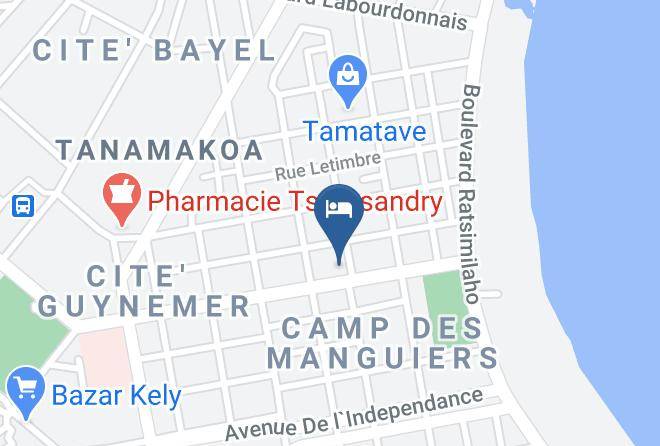 Toamasina I - Sharon Hotel Tamatave Maps