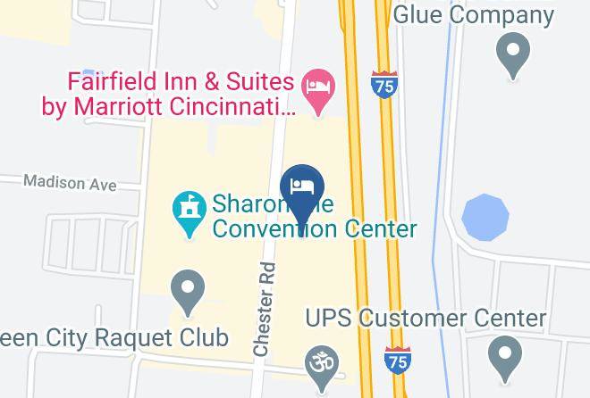 Hamilton - Sharonville Hotel & Event Centre Maps