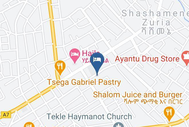 Habro - Shashemene Hotel Maps