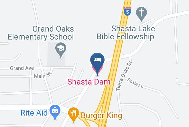 Shasta - Shasta Dam Motel Maps