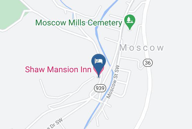 Allegany - Shaw Mansion Inn Maps