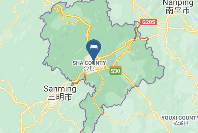 Sanming - Shaxian Regression Hotel Maps