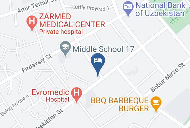 Samarqand - Shaxzoda Lux Hotel Maps