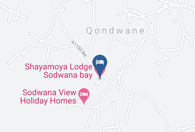 Shayamoya Lodge Sodwana Bay Map