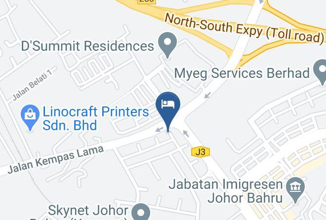 Johor Bahru - Shaz Hotel Boutique Maps