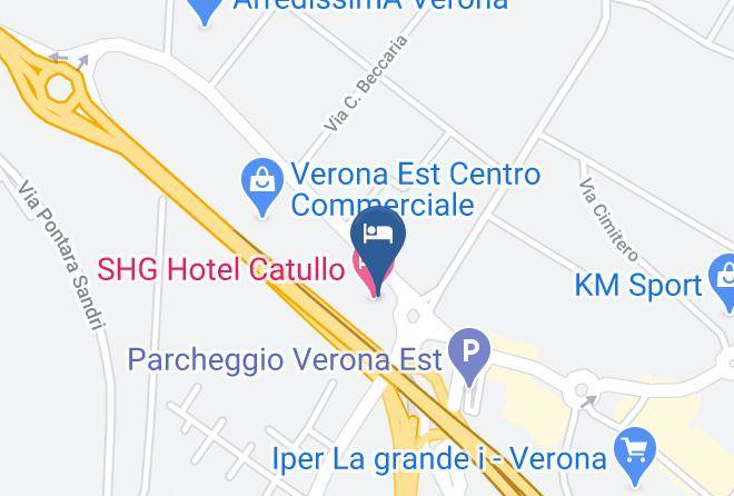 Verona - Shg Hotel Catullo Srl Maps