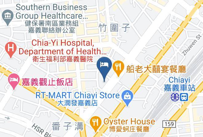 Chiayi City - Shianghu Boutique Hotel Maps