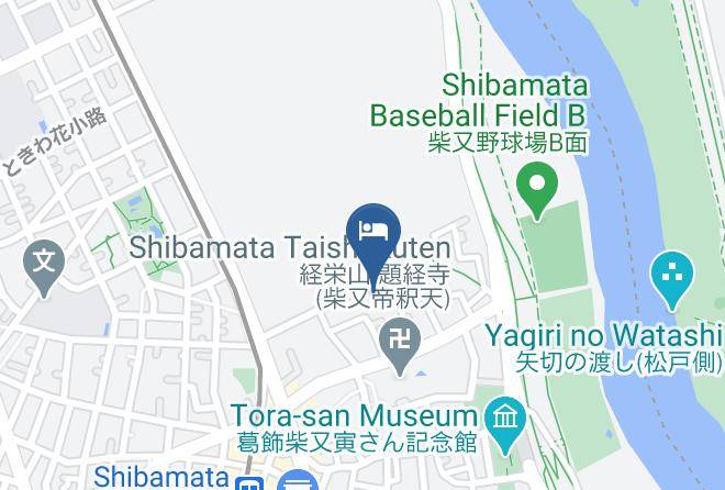 Katsushika Ward - Shibamata Fu Ten Bed And Local Maps