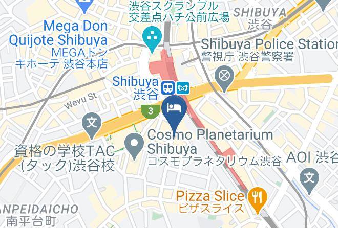 Shibuya Ward - Shibuya Granbell Hotel Maps