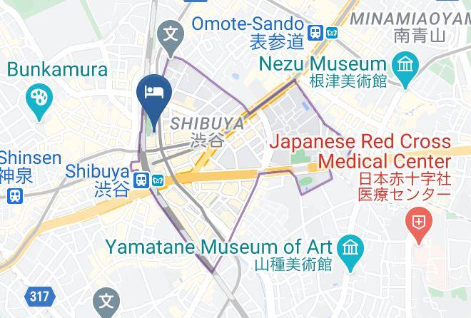 Shibuya Ward - Shibuya Tokyu Rei Hotel Maps