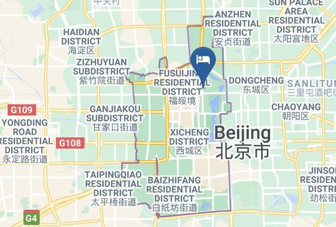 Xicheng District - Shichahai Sandalwood Boutique Hotel Maps