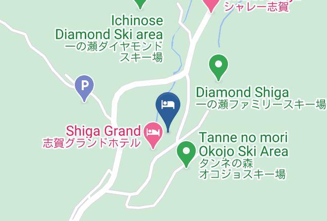 Yamanouchi Townshimotakai District - Shiga Ichii Hotel Maps