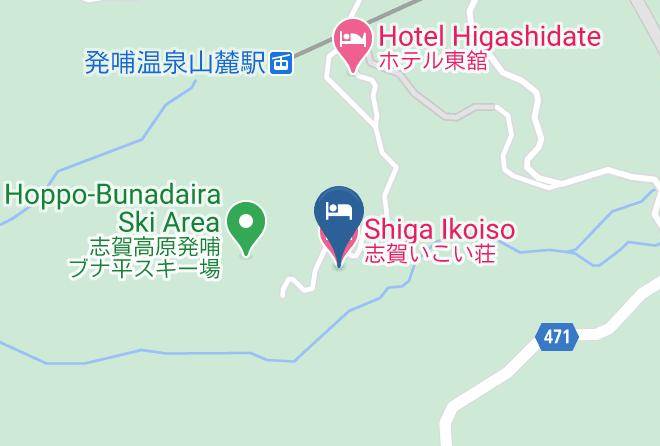 Yamanouchi Townshimotakai District - Shiga Ikoiso Maps