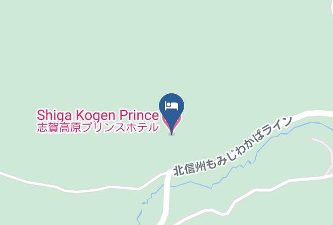 Yamanouchi Townshimotakai District - Shiga Kogen Prince Hotel Maps