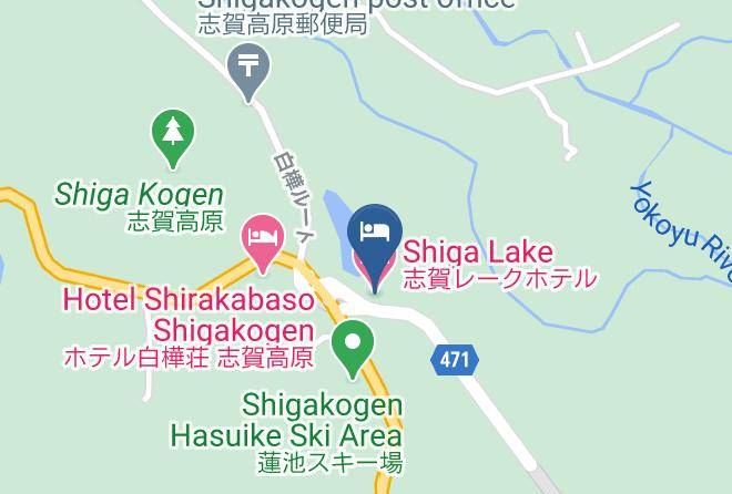 Yamanouchi Townshimotakai District - Shiga Lake Hotel Maps