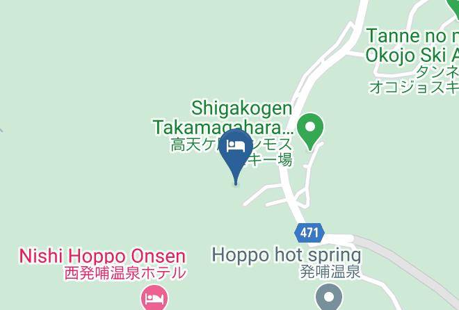 Yamanouchi Townshimotakai District - Shiga Park Hotel Maps