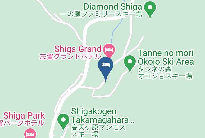 Yamanouchi Townshimotakai District - Shiga White Hotei Maps