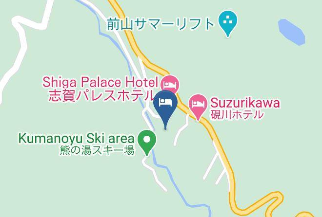 Yamanouchi Townshimotakai District - Shigakogen Hotel Ichibokaku Maps