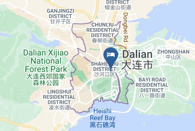 Dalian - Shijia Xinghai Hotel Maps