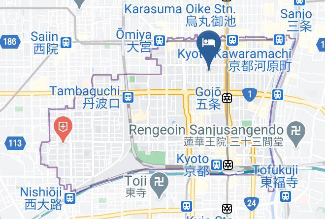Kyoto City Shimogyo Ward - Shijo Karasuma Maps