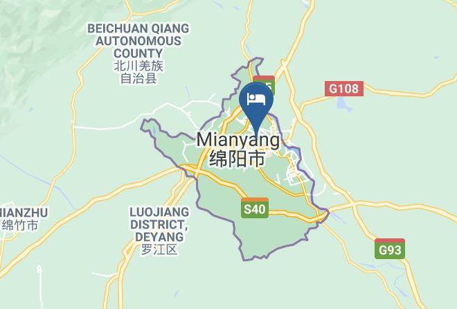 Mianyang - Shijue Holiday Hotel Maps