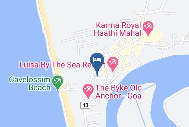 Salcete - Shikara Beach Resort Maps