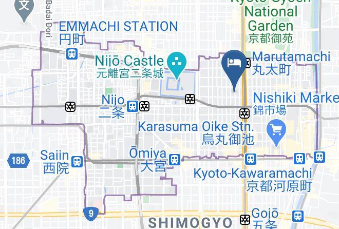 Kyoto City Nakagyo Ward - Shiki Shiki Maps