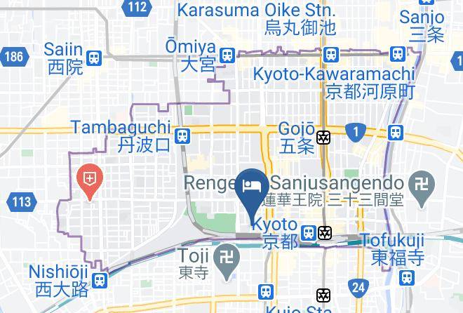 Kyoto City Shimogyo Ward - Shiki Suites Kyoto Umekoji Maps