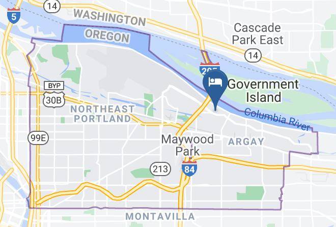 Multnomah - Shilo Inns Portland Airport Maps