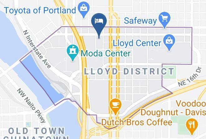 Multnomah - Shilo Inns Rose Garden Maps
