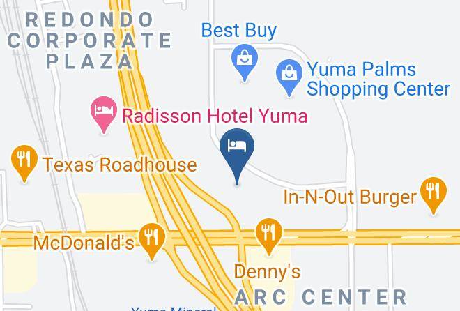 Yuma - Shilo Inns Yuma Maps