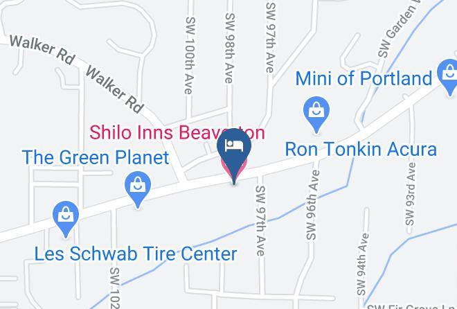 Washington - Best Western Portland West Beaverton Maps