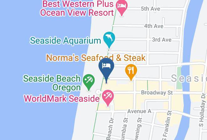 Clatsop - Shilo Inns Seaside Oceanfront Maps