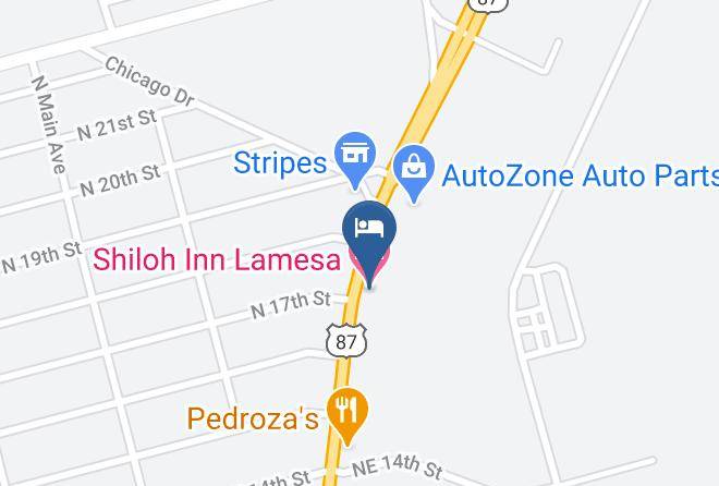 Dawson - Shiloh Inn Lamesa Maps