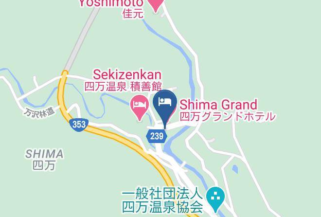 Nakanojo Townagatsuma District - Shima Grand Hotel Maps