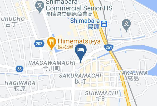 Shimabara City - Shimabara Station Hotel Maps