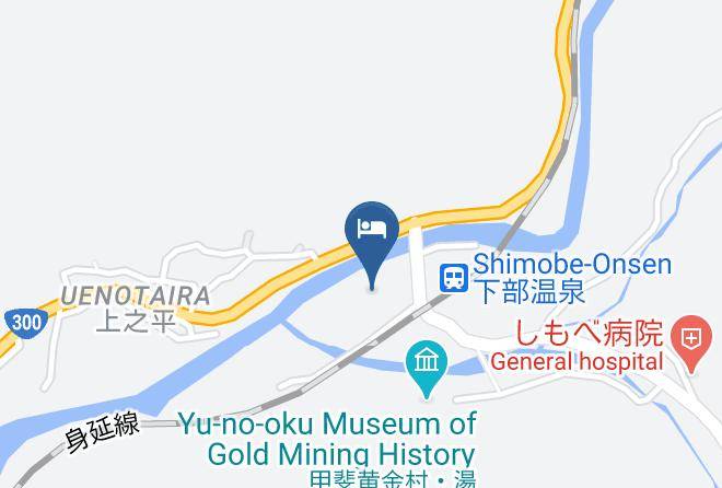 Minobu Townminamikoma District - Shimobe Hotel Maps