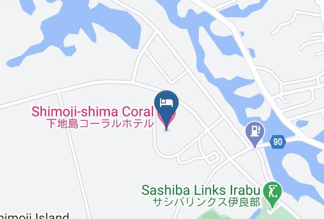 Miyakojima City - Shimoji Shima Coral Hotel Maps