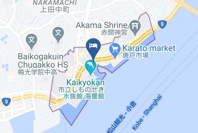 Shimonoseki City - Shimonoseki Grand Hotel Maps