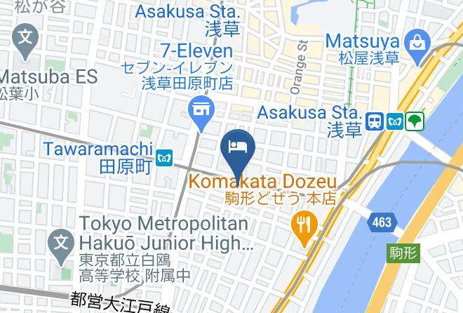 Taito Ward - Shin Hotel Maps