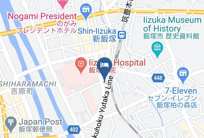 Iizuka City - Shin Iizuka Station Hotel Maps
