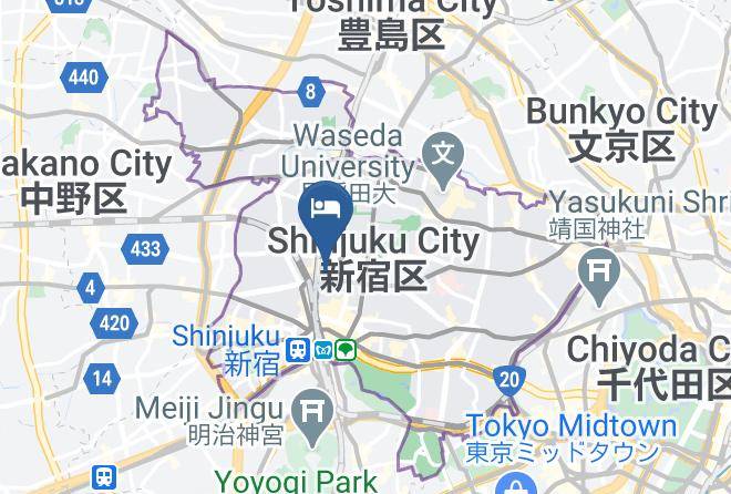 Shinjuku Ward - Shin Okubo International Hotel Maps