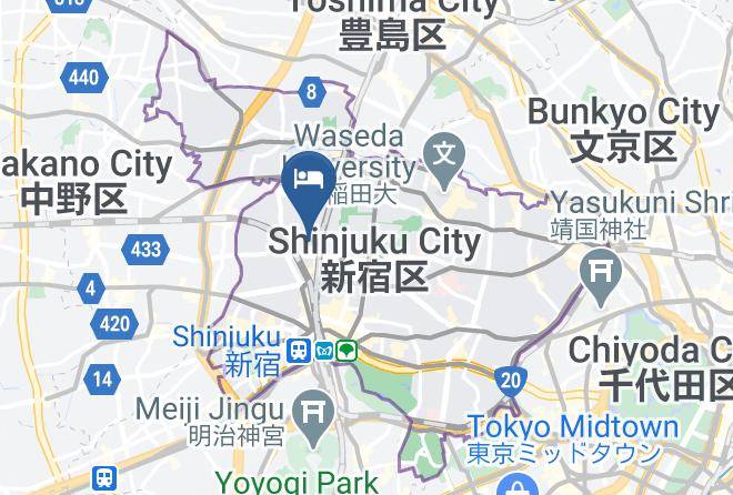 Shin Okubo Sekitei Map